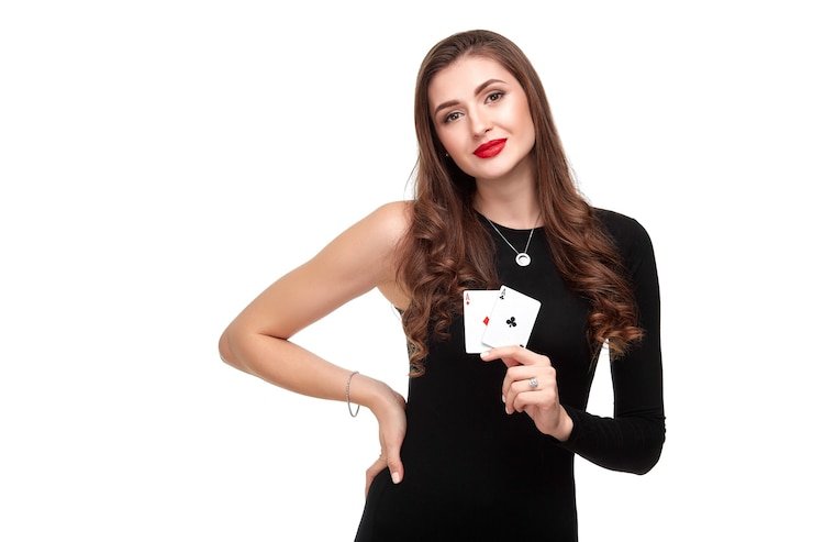 Three Card Poker live dealer game interface on slot demi showing card layout and betting options